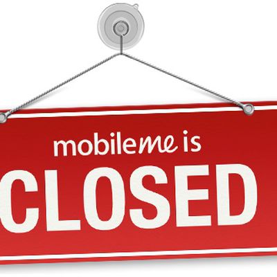 mobileme closed sign