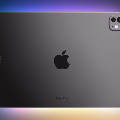 iPad Pro Landscape Apple Logo Feature