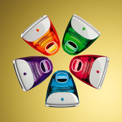 iMac G3 Fanned Feature Yellow 2
