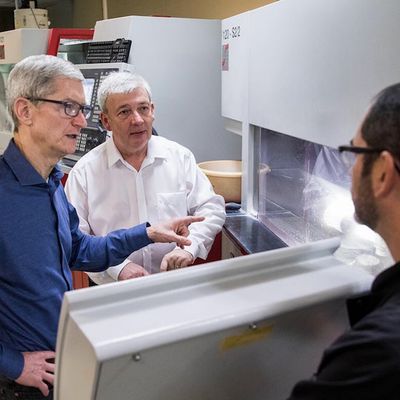 tim cook visits eldim