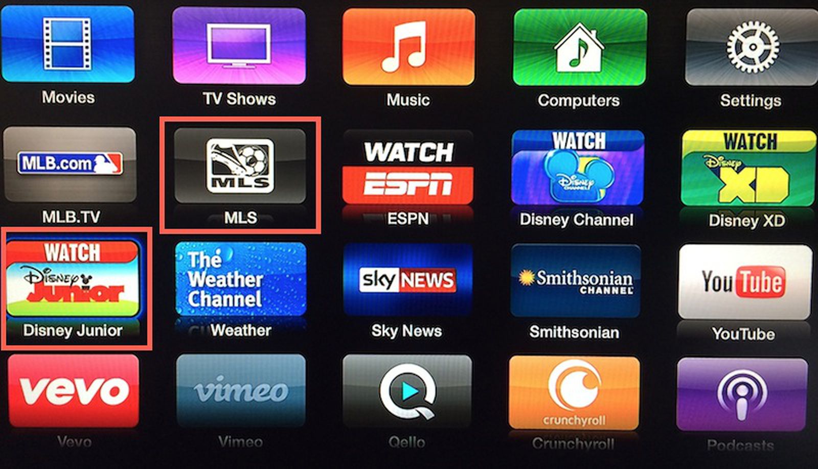 utilgivelig rester flydende Apple Adds Major League Soccer and Disney Junior Channels to Apple TV -  MacRumors