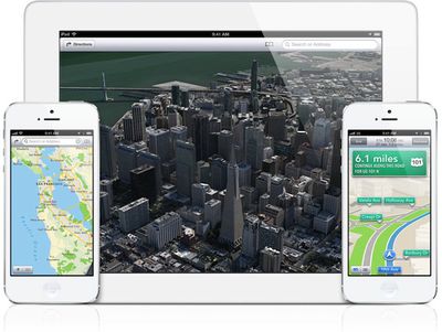 ios 6 iphone ipad maps