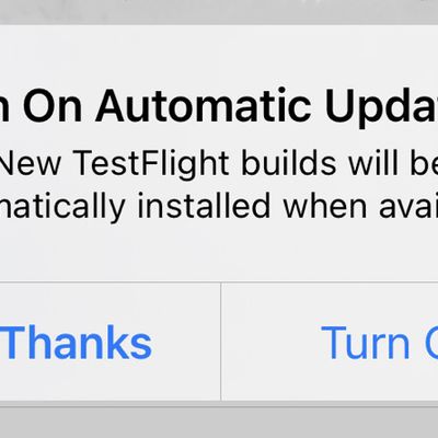 testflight automatic update