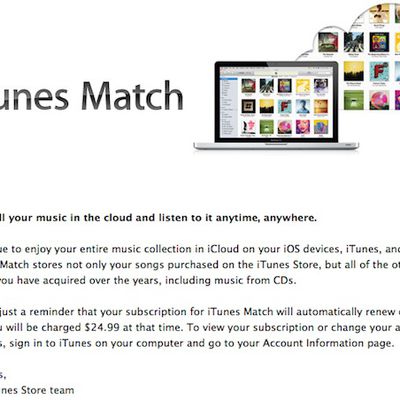 itunes match renewal