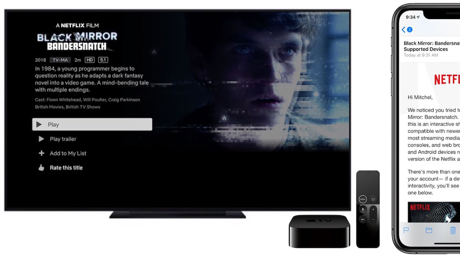 Netflix on store apple tv