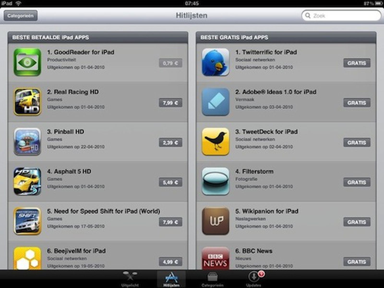 App Store IPAD