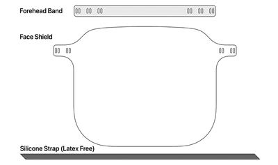 apple face shield parts