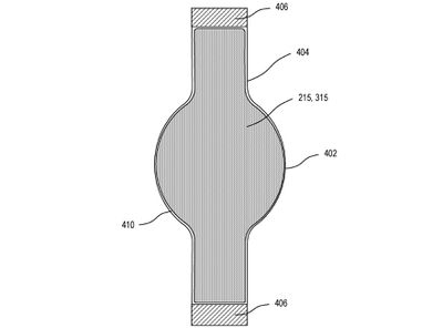 apple watch wrap around display patent behind display
