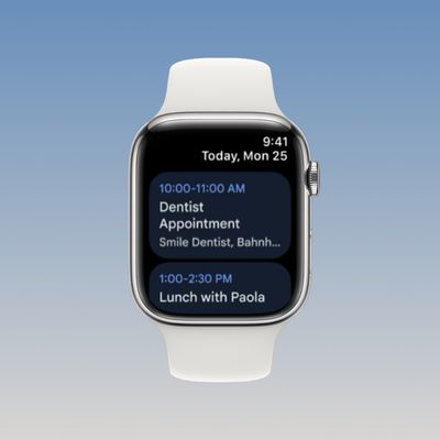 google calendar apple watch