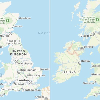 UK Ireland Apple Maps Revamp