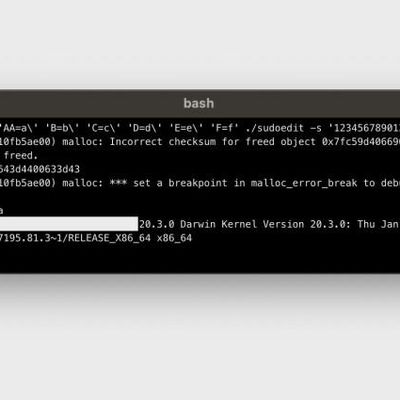 sudo bug macos