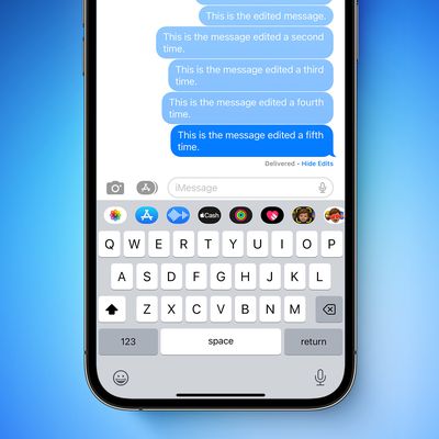 iPhone 13 Editable Messages Feature