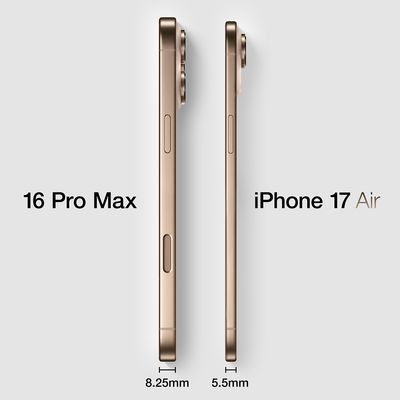 iPhone 16 Pro vs iPhone 17 Air Feature