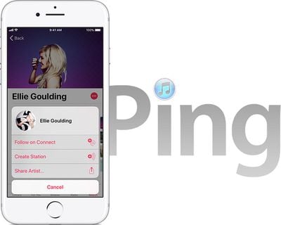 apple music connect itunes ping