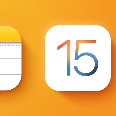 iOS 15 Notes Feature