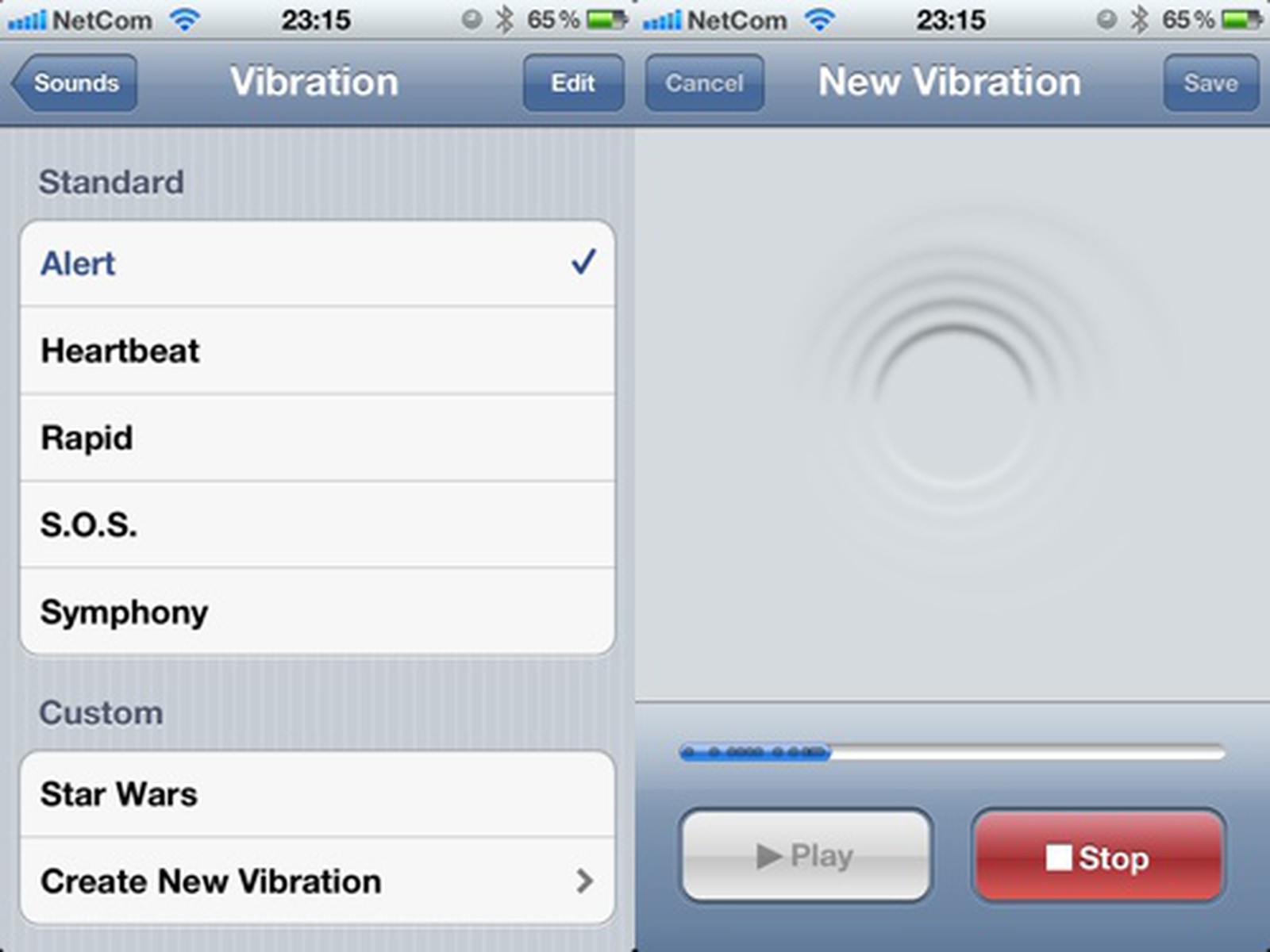 iOS 5 Allows You to Tap Out Custom Vibration Patterns - MacRumors