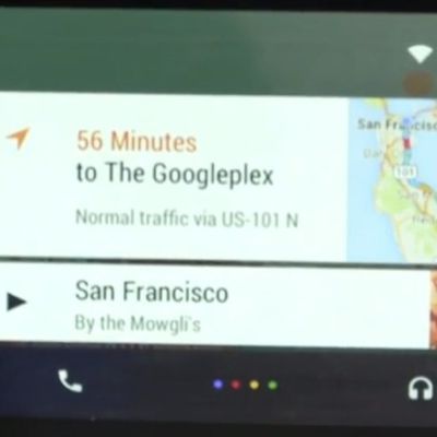 android auto cards