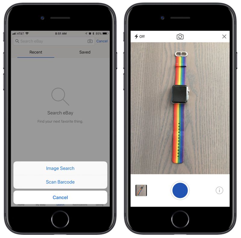 Ebay S New Image Search Feature Is Now Live Within Ios App Macrumors