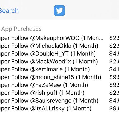 twitter super follows app store
