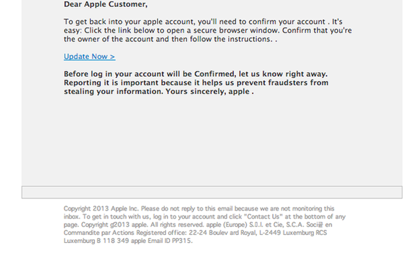 Need confirm. Рассылка по почте эпл. Apple developer account for you or Company.