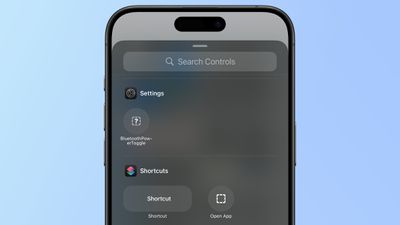 Centro de control de iOS 18: alternar Bluetooth