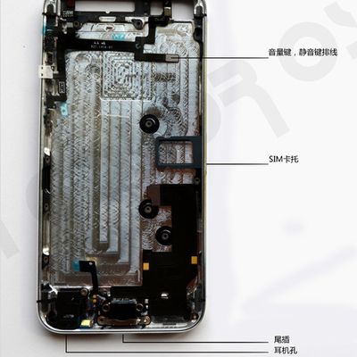 iphone 2012 rear partial assembly