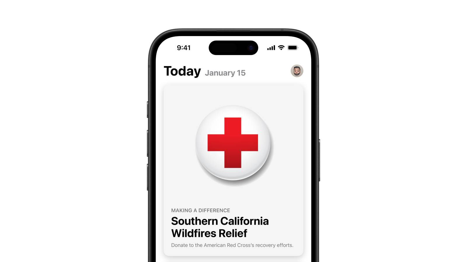 Apple Makes It Easy to Donate to Red Cross's LA Wildfire Relief Efforts