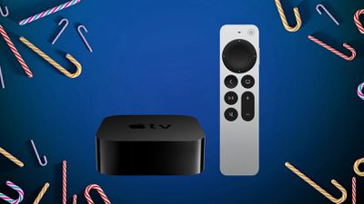 Apple TV 4K Bastones de caramelo azules