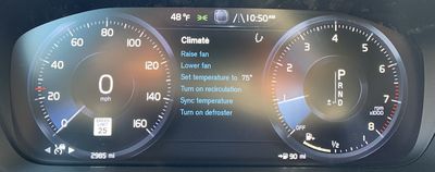 volvo s60 climate triggers