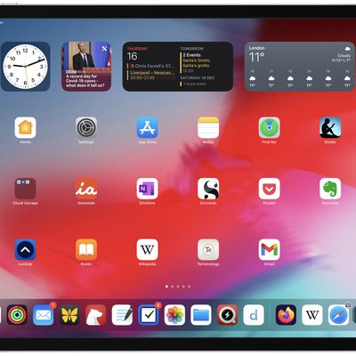 ipad home screen widgets