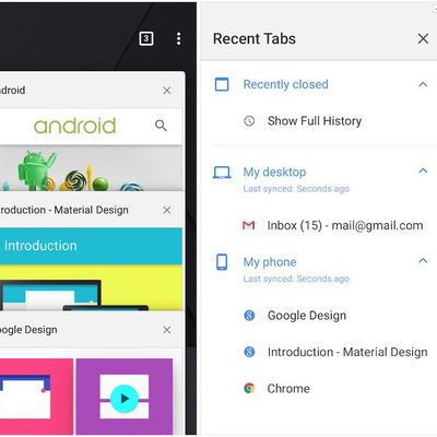 chrome ios material design