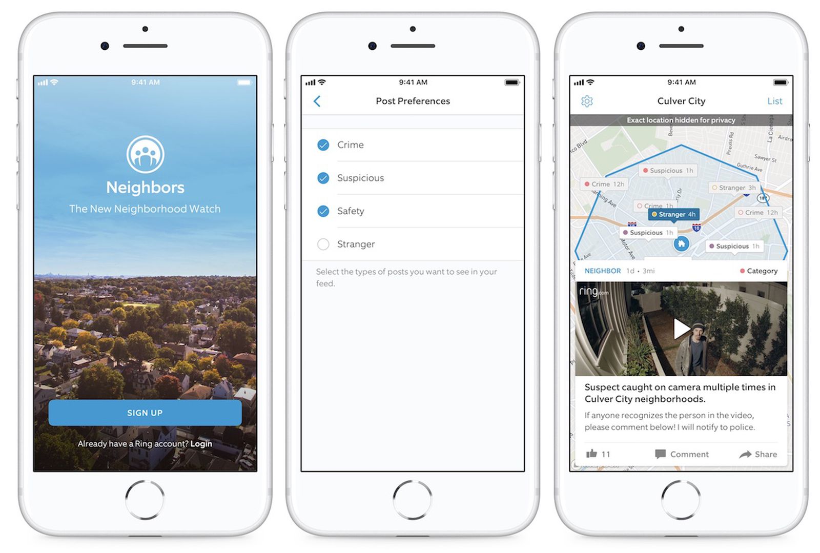 Ring Launches Standalone 'Neighbors' iOS App for Crowdsourcing and  Preventing Criminal Activity - MacRumors