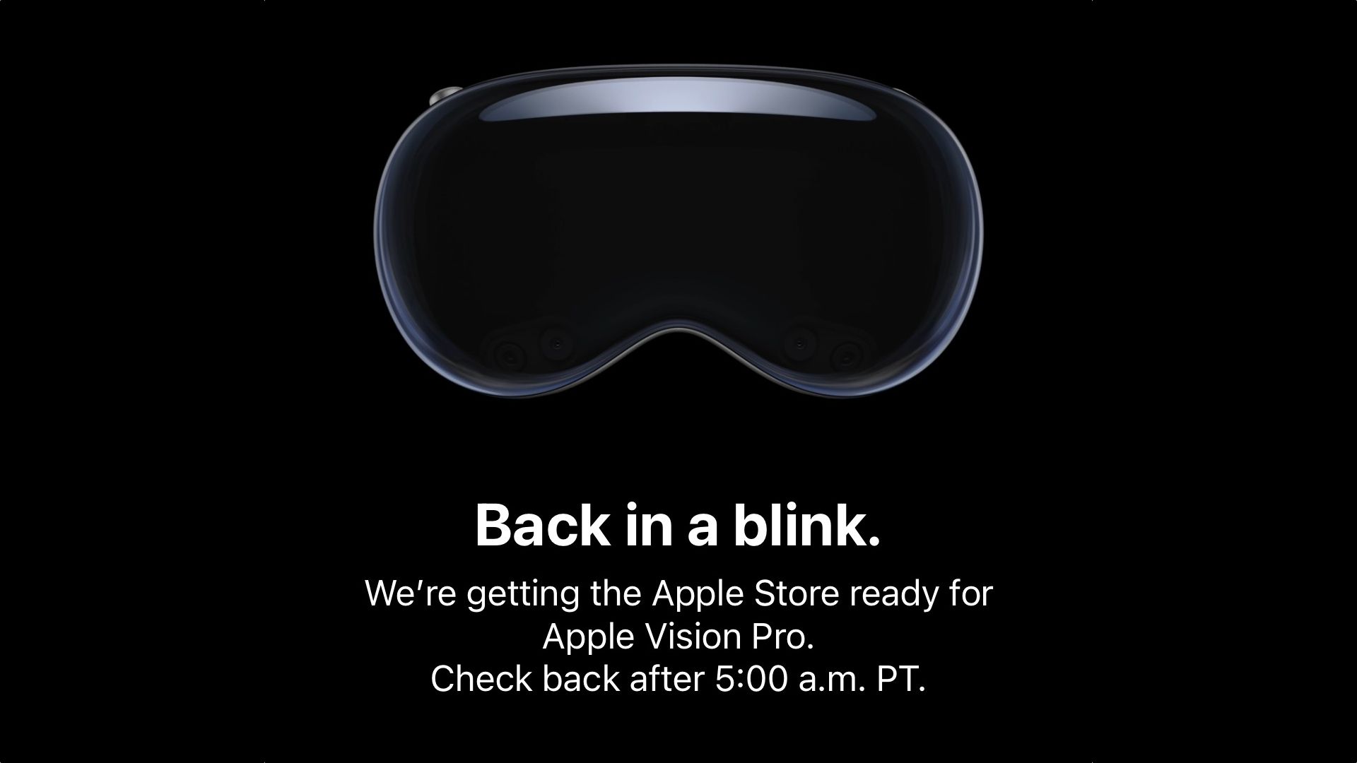 De Apple Store heeft bijna geen pre-orders meer voor de Vision Pro-hoofdtelefoon