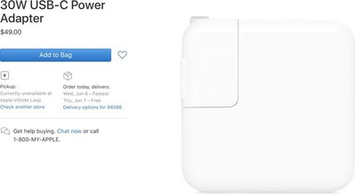 Apple Replaces 29w Usb C Power Adapter With New 30w Version