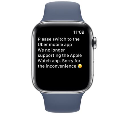 uber apple watch app