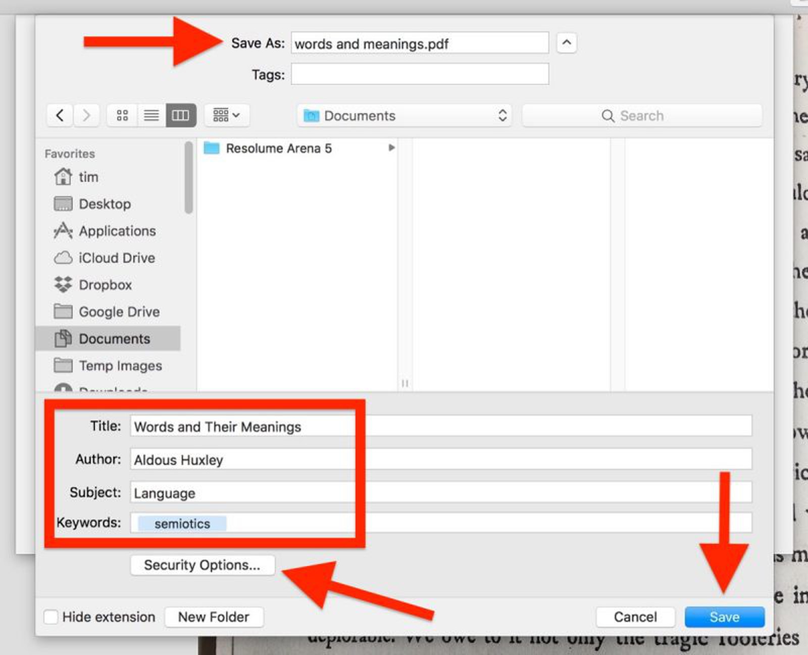 how to save a document from print preview on windows