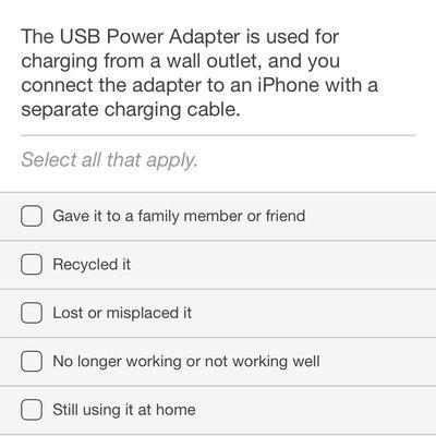 iphone adapter survey