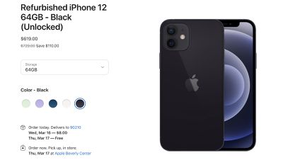 Téléphone Apple iPhone 12 RECONDITIONNÉ - Version 64Go