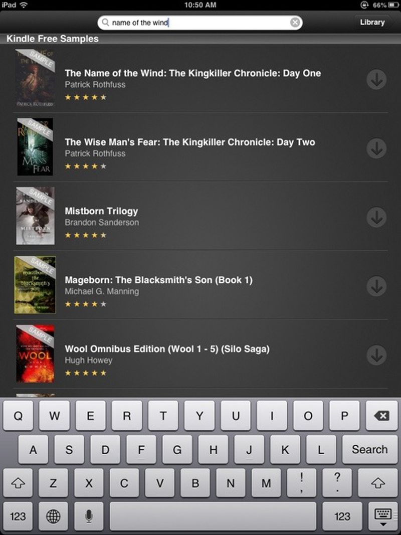 Kindle For Ios Updated With In App Sample Search And Downloads