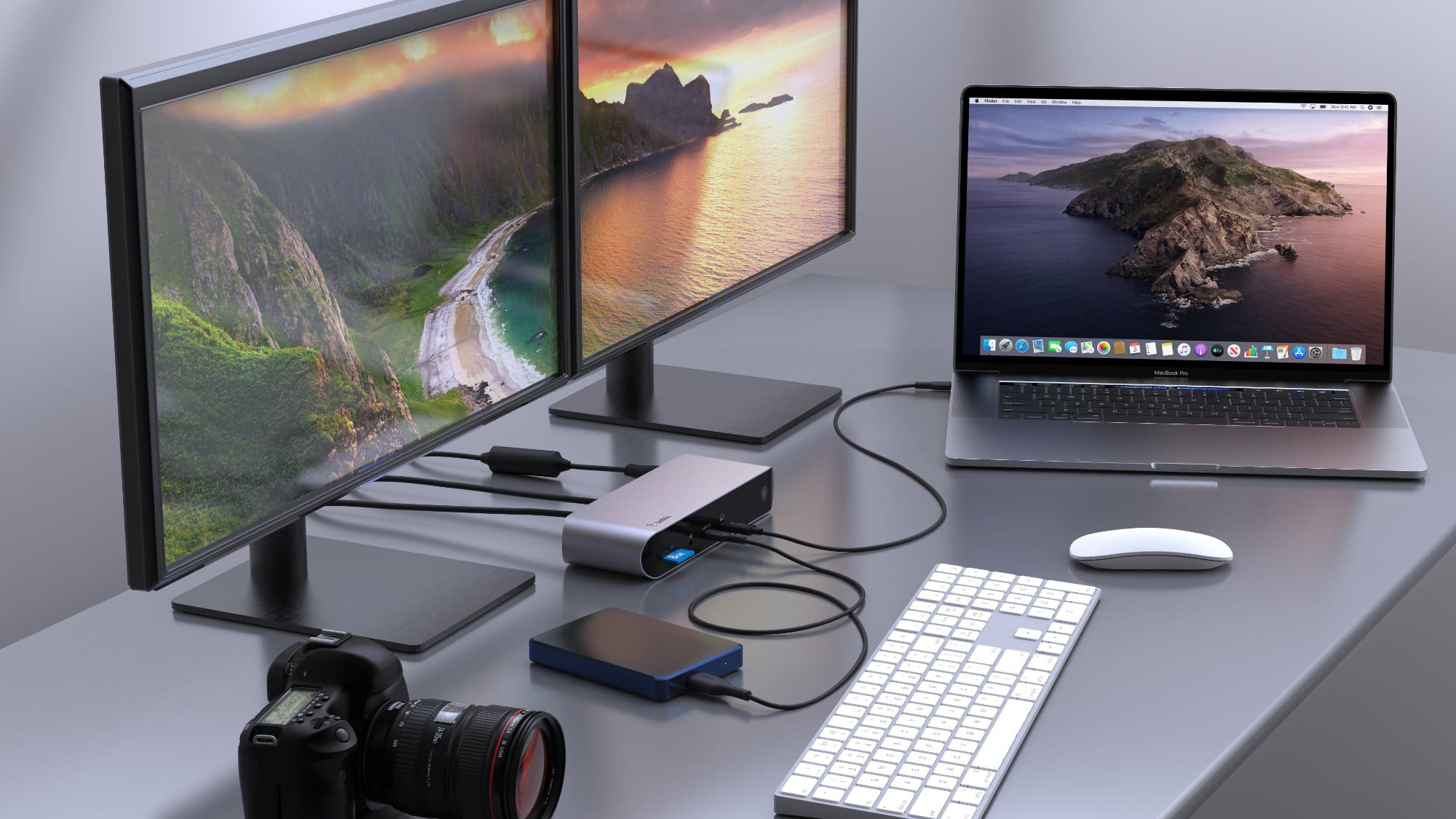 Station d'accueil Thunderbolt™ 3 Dock Plus pour MacBook Pro et PC