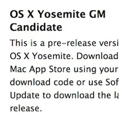 yosemite gm dev center