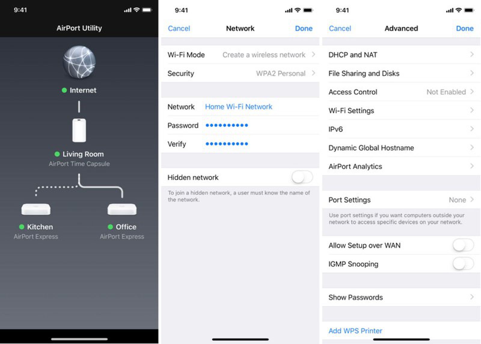 Apple's AirPort Utility App Finally Gains Support for iPhone X Display -  MacRumors