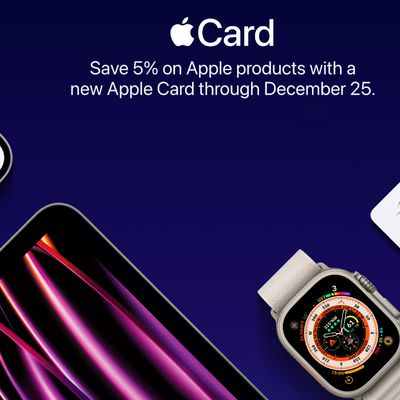 Apple Card 5 Percent