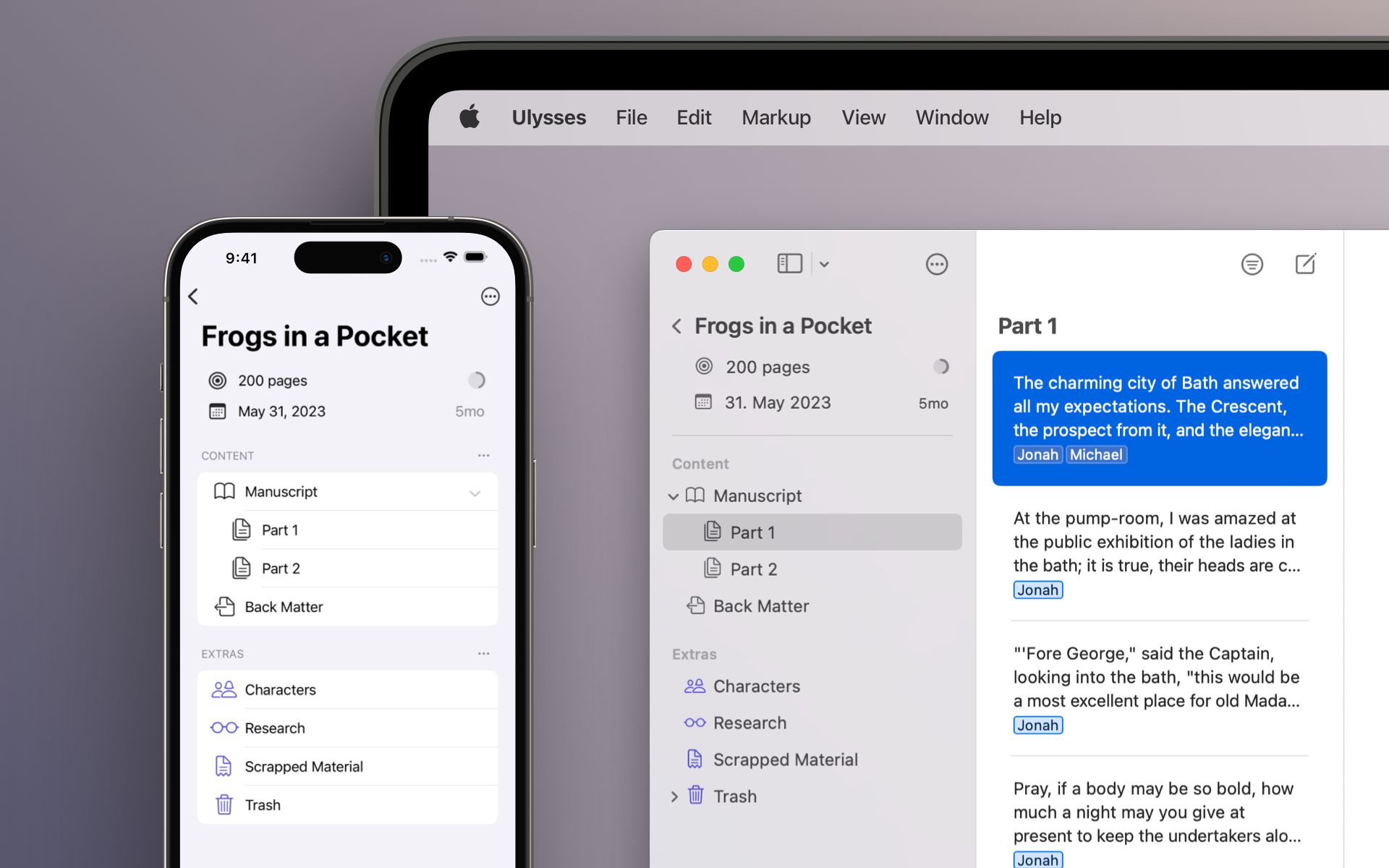 Ulysses App Now Lets Writers Organize Their Work into Projects - MacRumors
